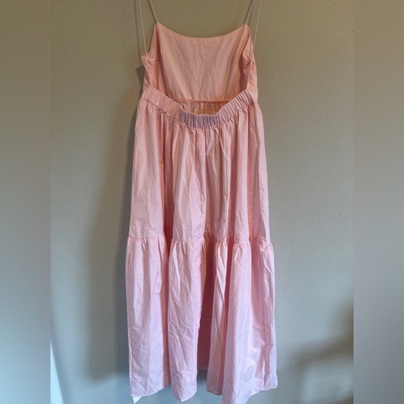 Pink backless Maxi Dress large NWT Commense - Picture 5 of 7